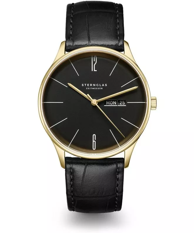 Orologio da Uomo Sternglas Berlin Metro Piano Black S01-BE04-HE03