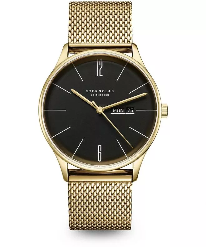 Orologio da Uomo Sternglas Berlin Metro Piano Black S01-BE04-MI05