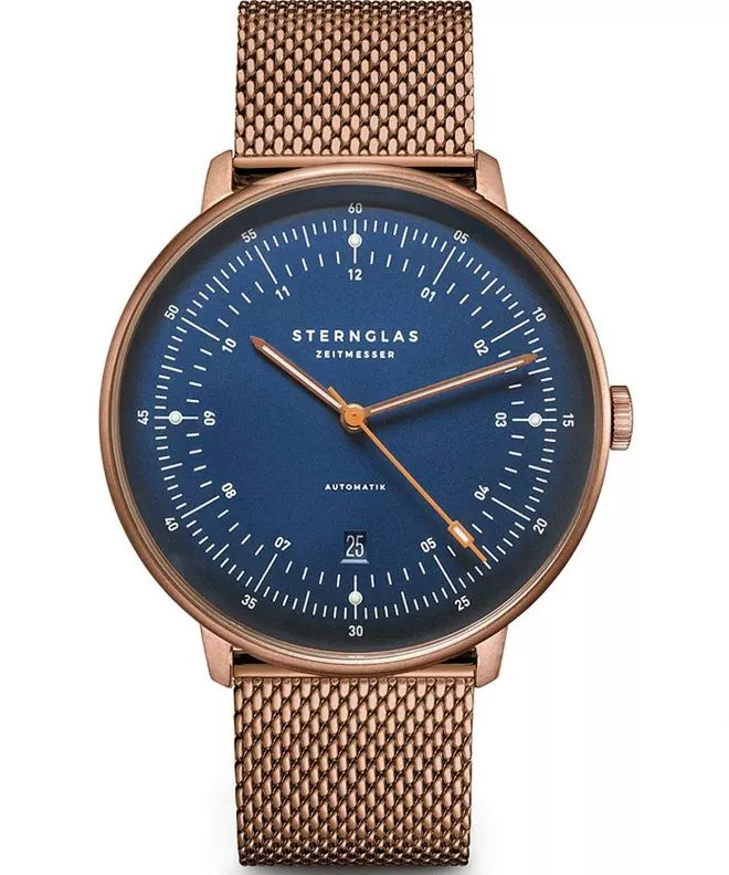 Orologio da Uomo Sternglas Hamburg Dark Blue Automatic S02-HH27-MI11