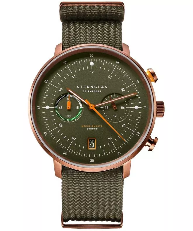 Orologio da Uomo Sternglas Hamburg Mecha-Quartz Chrono S01-HC35-FI05