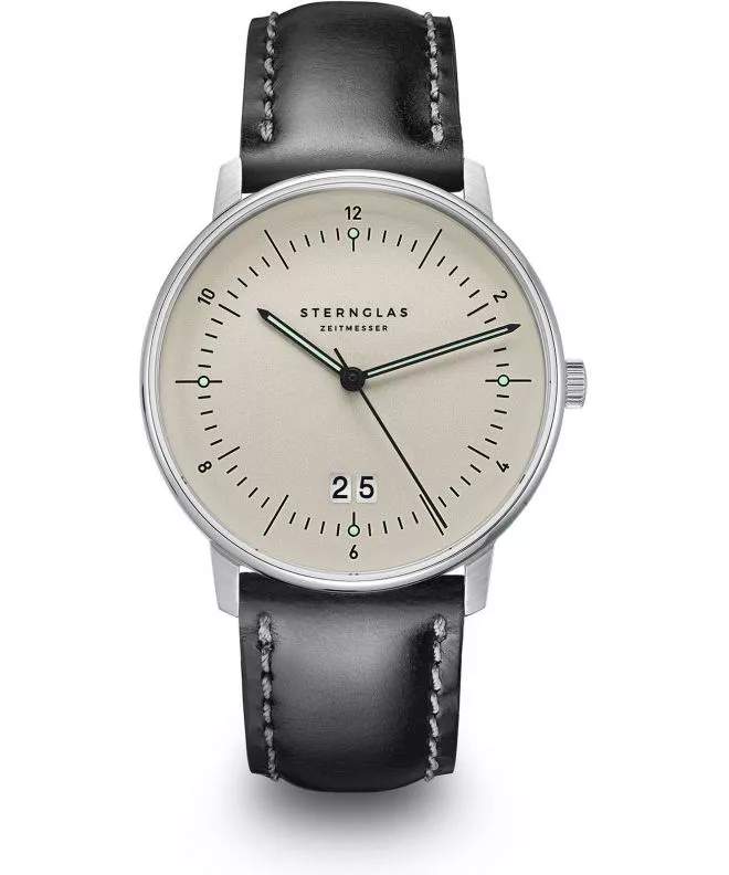 Orologio da Uomo Sternglas Naos Big Date Alabaster S01-NAG26-BR02
