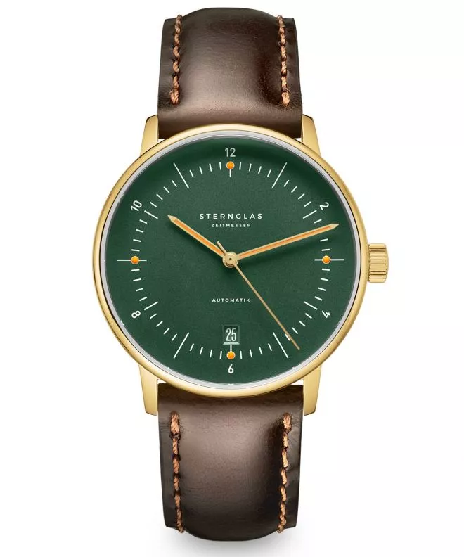Orologio da Uomo Sternglas Naos Green Gold Automatic S02-NA22-BR01