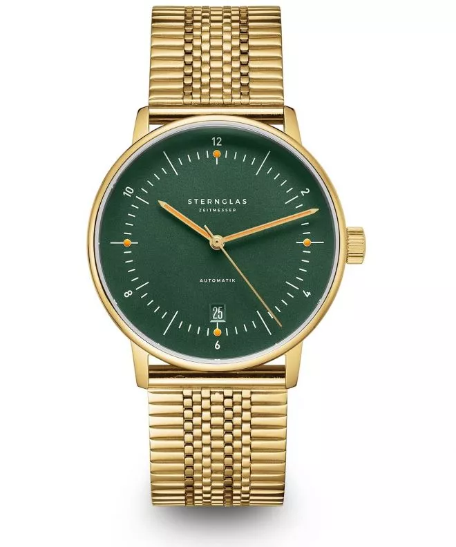 Orologio da Uomo Sternglas Naos Green Gold Automatic S02-NA22-ME09