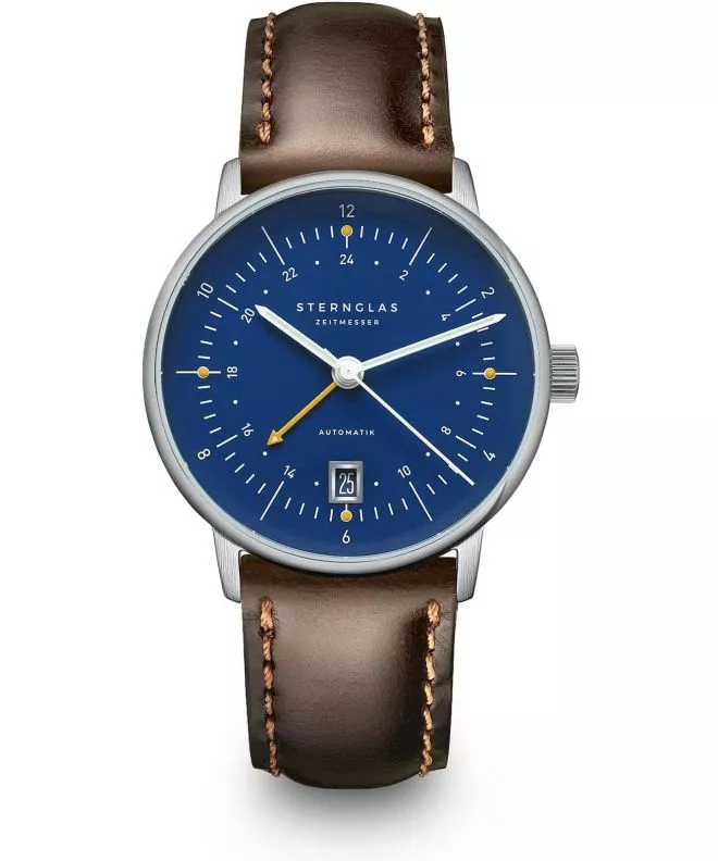 Orologio da Uomo Sternglas Naos Pro GMT Automatik S02-NG06-BR03