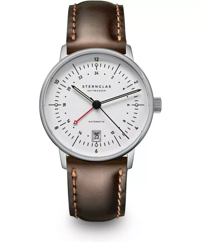 Orologio da Uomo Sternglas Naos Pro GMT Automatik S02-NG10-BR03