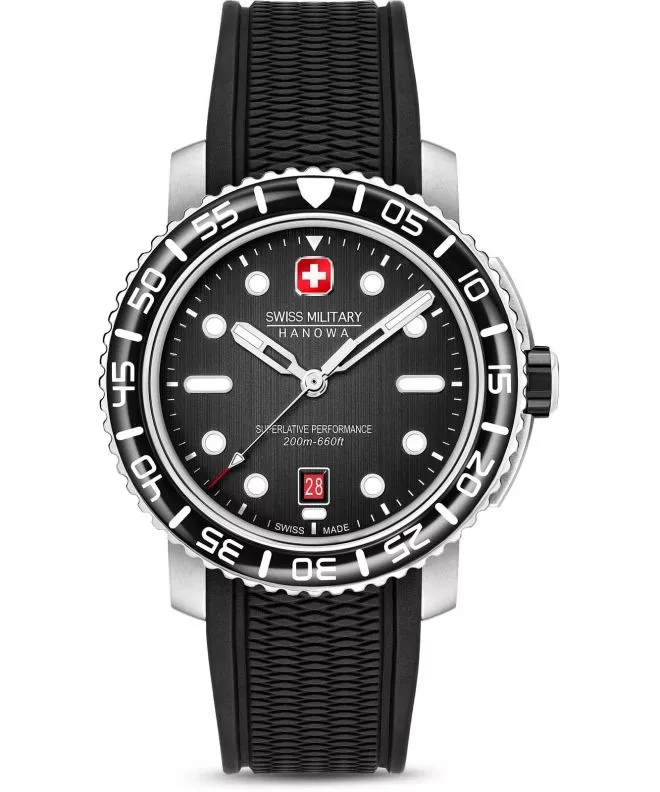Orologio da Uomo Swiss Military Hanowa Black Marlin SMWGN0001701