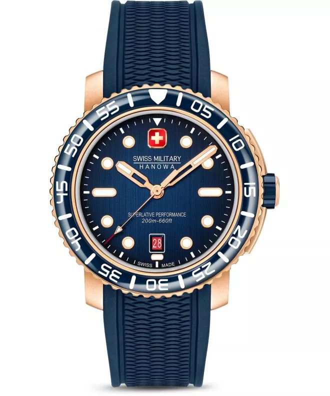 Orologio da Uomo Swiss Military Hanowa Black Marlin SMWGN0001720