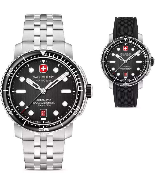 Orologio da Uomo Swiss Military Hanowa Maitre Plongeur Automatic SET SMWGL0002001-SET