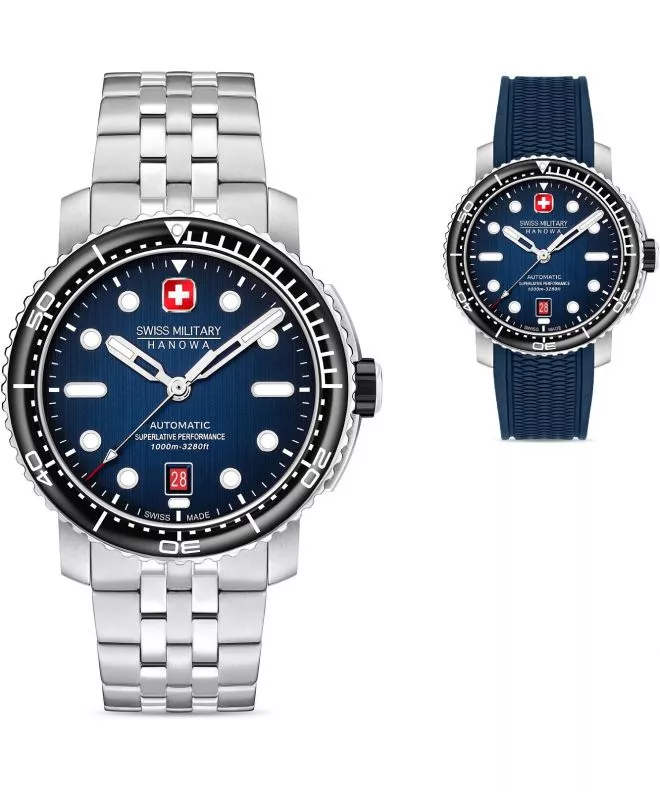 Orologio da Uomo Swiss Military Hanowa Maitre Plongeur Automatic SET SMWGL0002002-SET