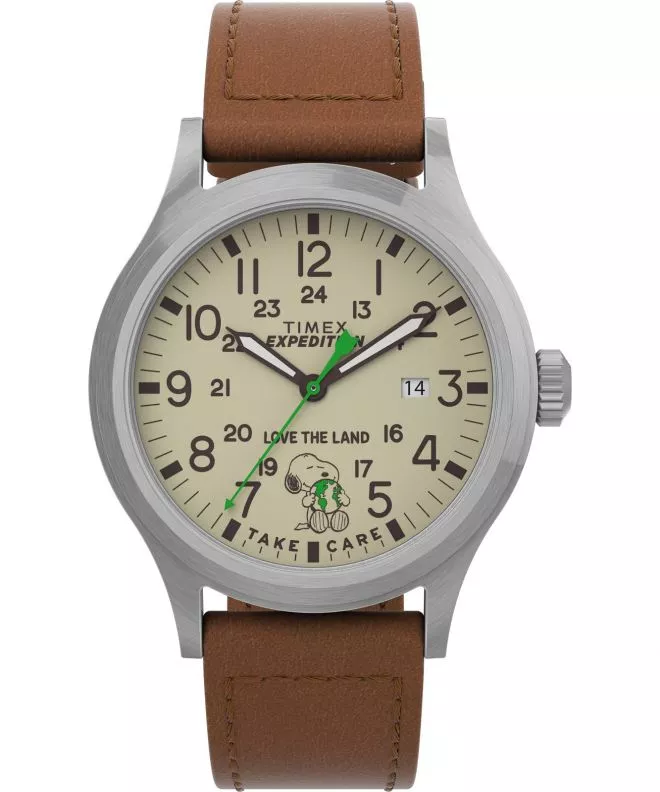 Orologio da Uomo Timex Expedition Scout x Peanuts Take Care TW4B25000