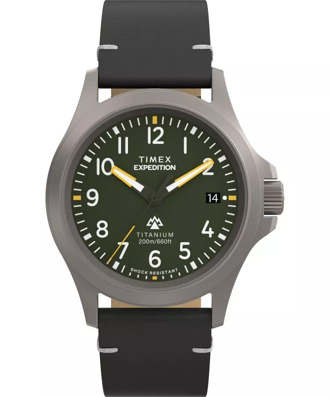 Orologio da Uomo Timex Expedition Titanium Quartz TW2W78100
