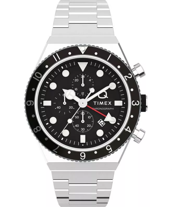 Orologio da Uomo Timex Q Three Time Zone Chronograph TW2V69800