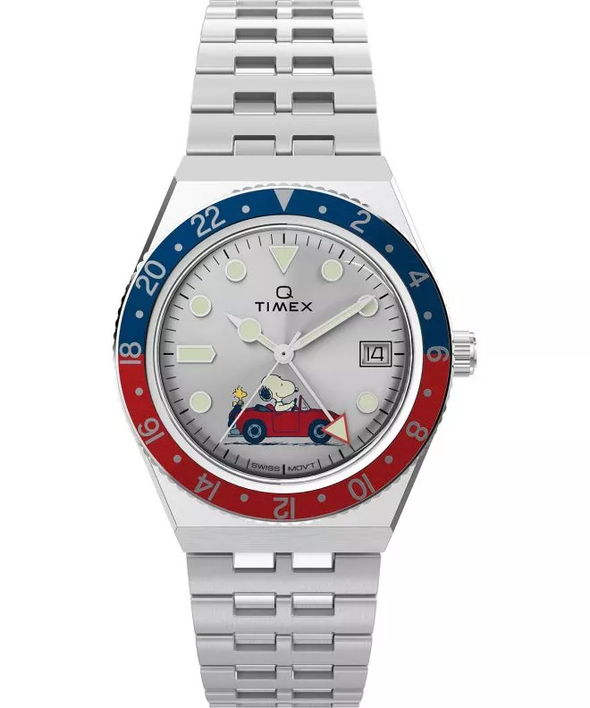 Orologio da Uomo Timex X Peanuts® Q Timex® GMT TW2W83300