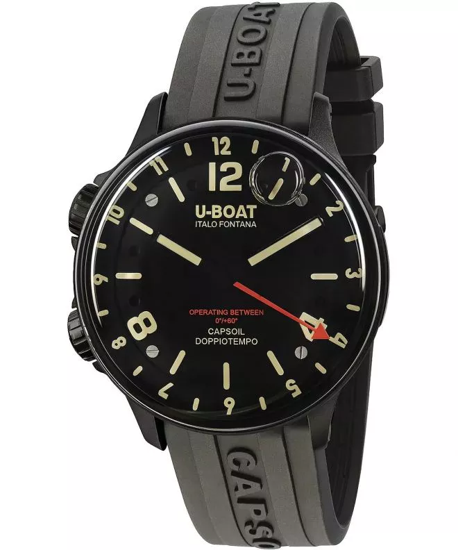 Orologio da Uomo U-Boat Capsoil Doppiotempo 45mm DLC 8770/A