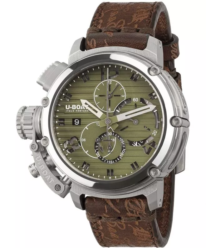 Orologio da Uomo U-Boat Chimera Chrono SS Verde Limited Edition 9591