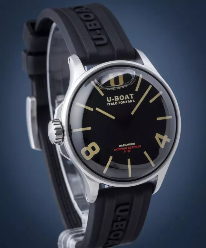 Orologio da Uomo U-Boat Darkmoon Black SS 9018/B (9018)