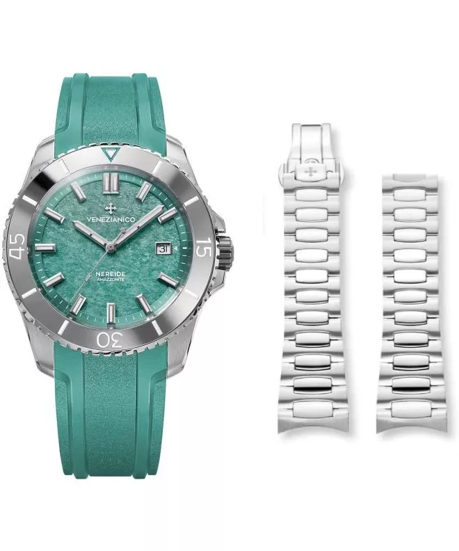 Orologio da Uomo Venezianico Nereide Amazzonite Limited Edition SET NEREIDE-AMAZZ-SET