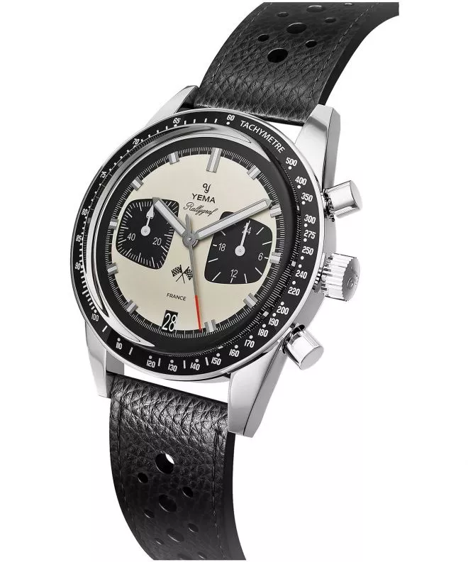 Orologio da Uomo Yema Rallygraf Panda Chronograph YMHF1580-BA