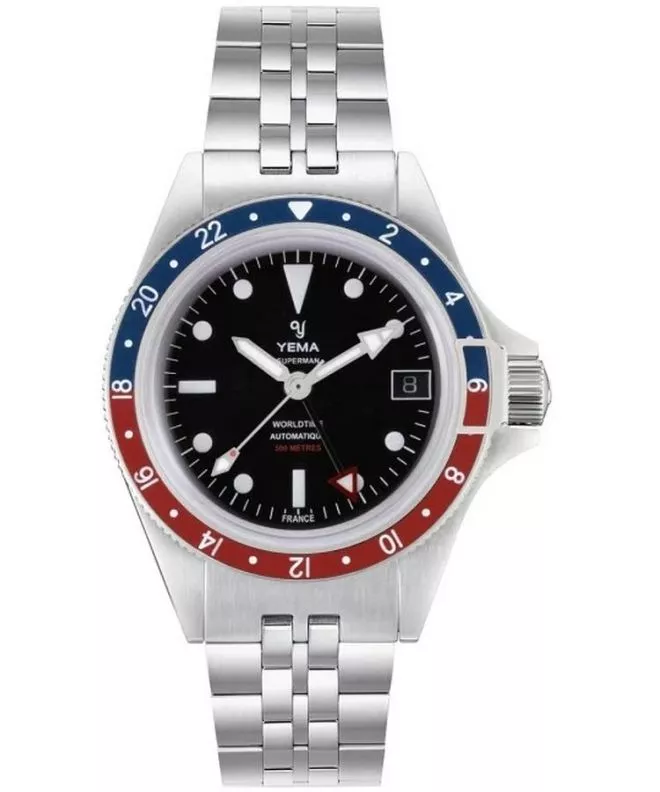 Orologio da Uomo Yema Superman 500 GMT Pepsi YGMT22B41-AMS