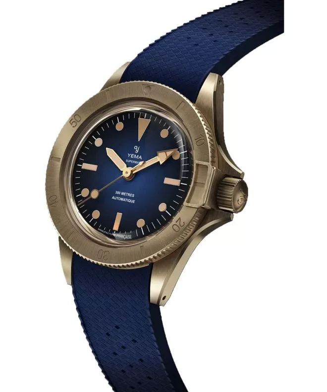 Orologio da Uomo Yema Superman Bronze CMM.10 Blue Limited Edition 11.13.35.ZN.U5