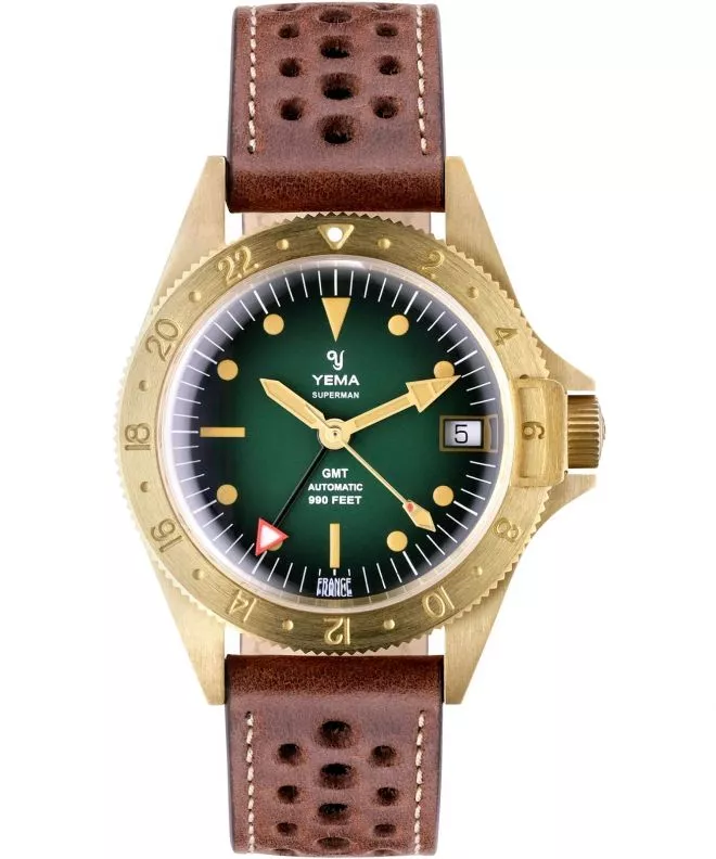 Orologio da Uomo Yema Superman Heritage GMT Bronze YGMTZ21A39-ZU31S
