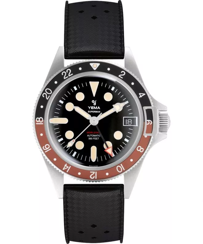 Orologio da Uomo Yema Superman Worldtime YGMT21B41-CTPS