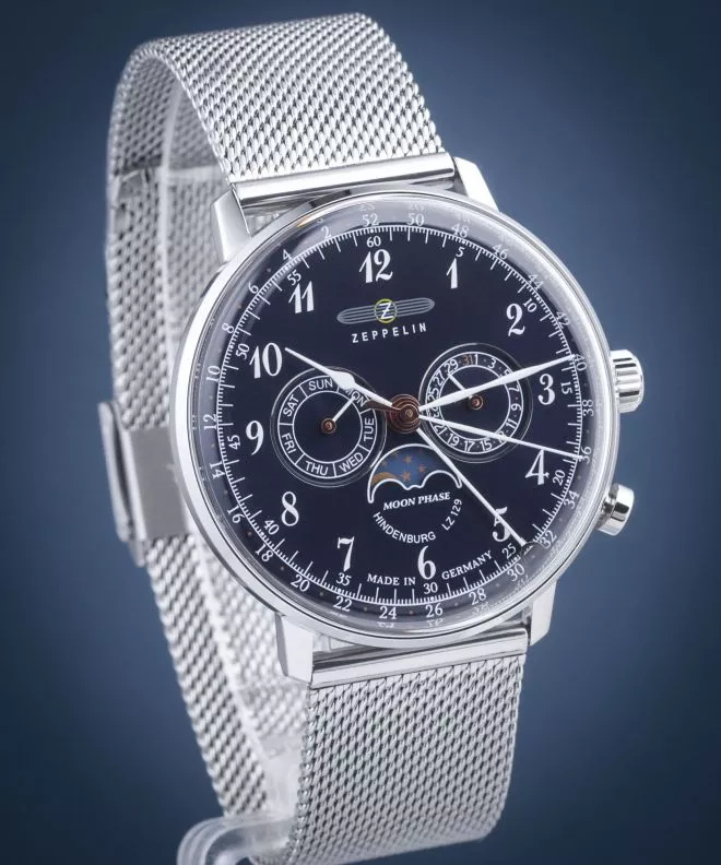 Orologio da Uomo Zeppelin Hindenburg Moonphase 7036M-3