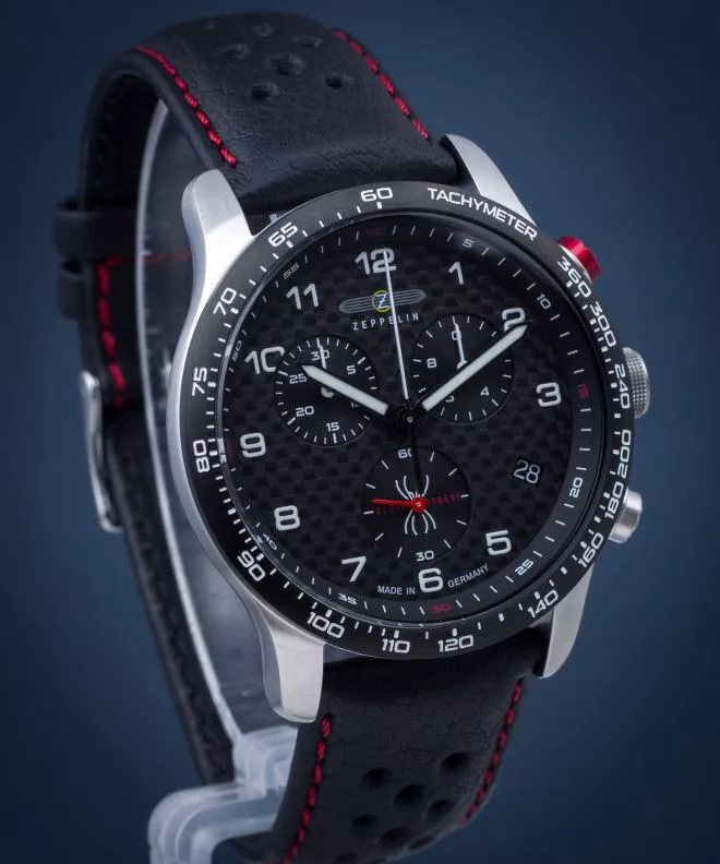 Orologio da Uomo Zeppelin Night Cruise Alain Robert Chronograph 7294-4-LB
