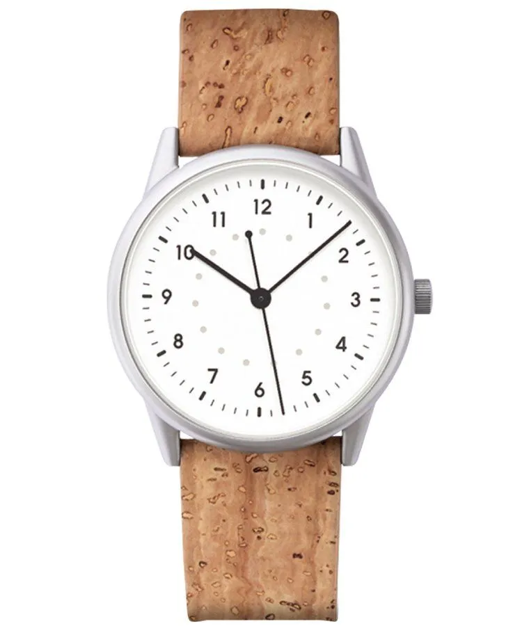 Orologio Unisex Mudita Moment NR White Cork Automatic 5900316559962