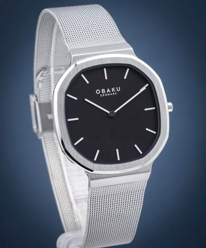 Orologio Unisex Obaku Oktant Onyx V253GXCBMC