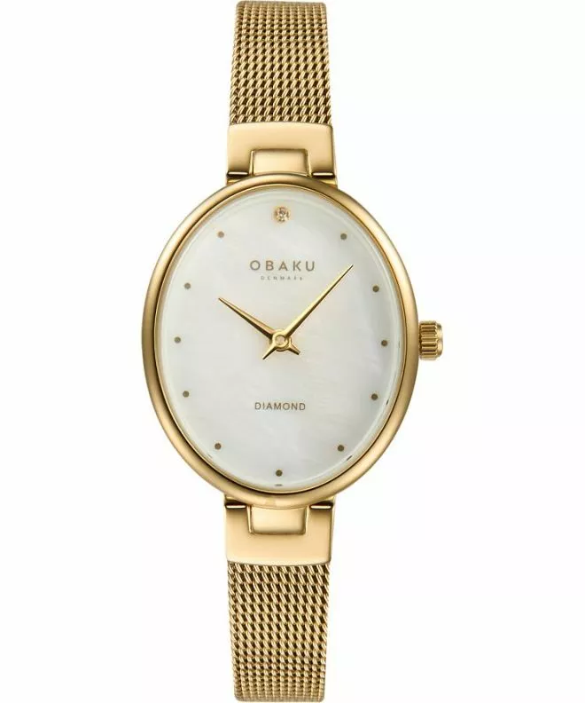 Orologio da Donna Obaku Oval Diamond V312LXGWMG