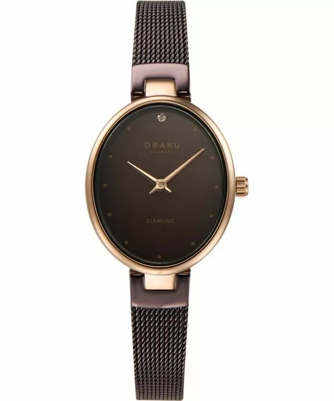 Orologio da Donna Obaku Oval Diamond V312LXVNMN