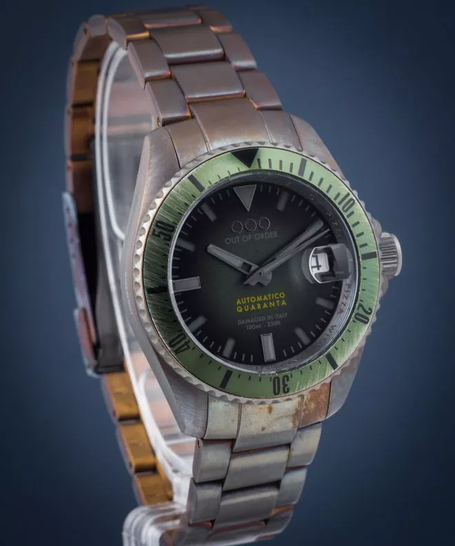 Orologio Unisex Out of Order Automatico Quaranta Green OOO.001-21.VE