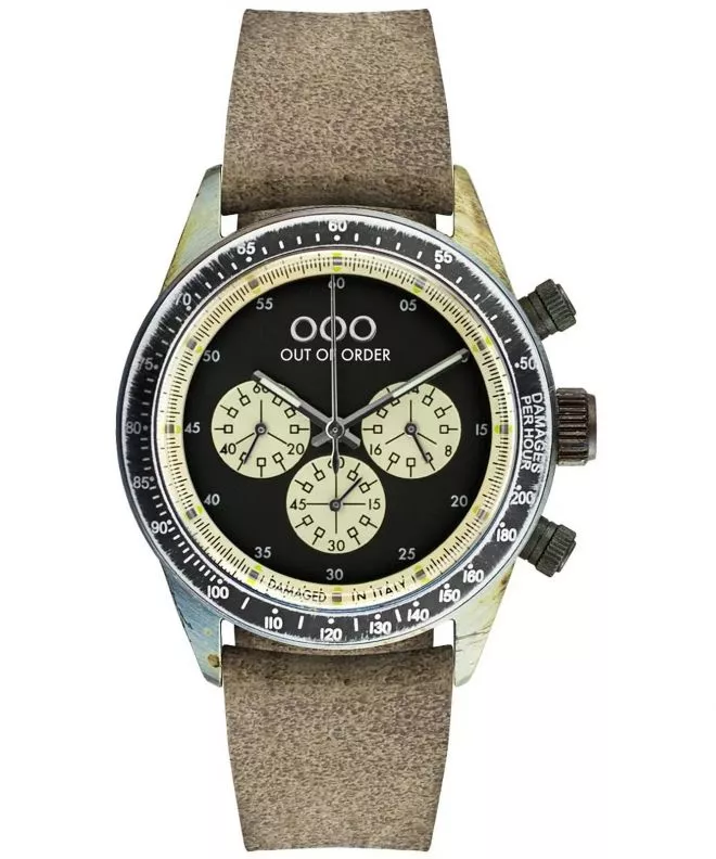 Orologio Unisex Out of Order Cronografo Palude Black OOO.001-4.PA.NE