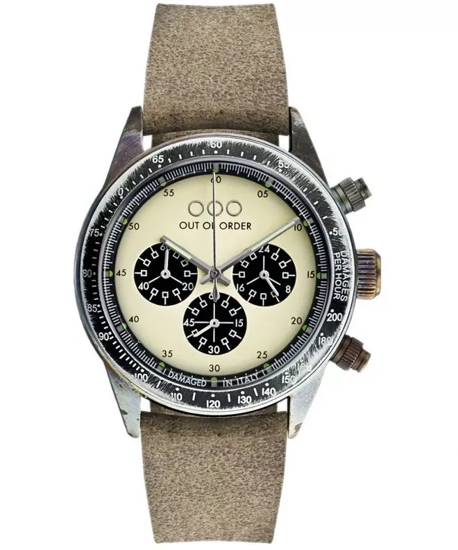 Orologio Unisex Out of Order Cronografo Palude Cream OOO.001-4.PA.CR