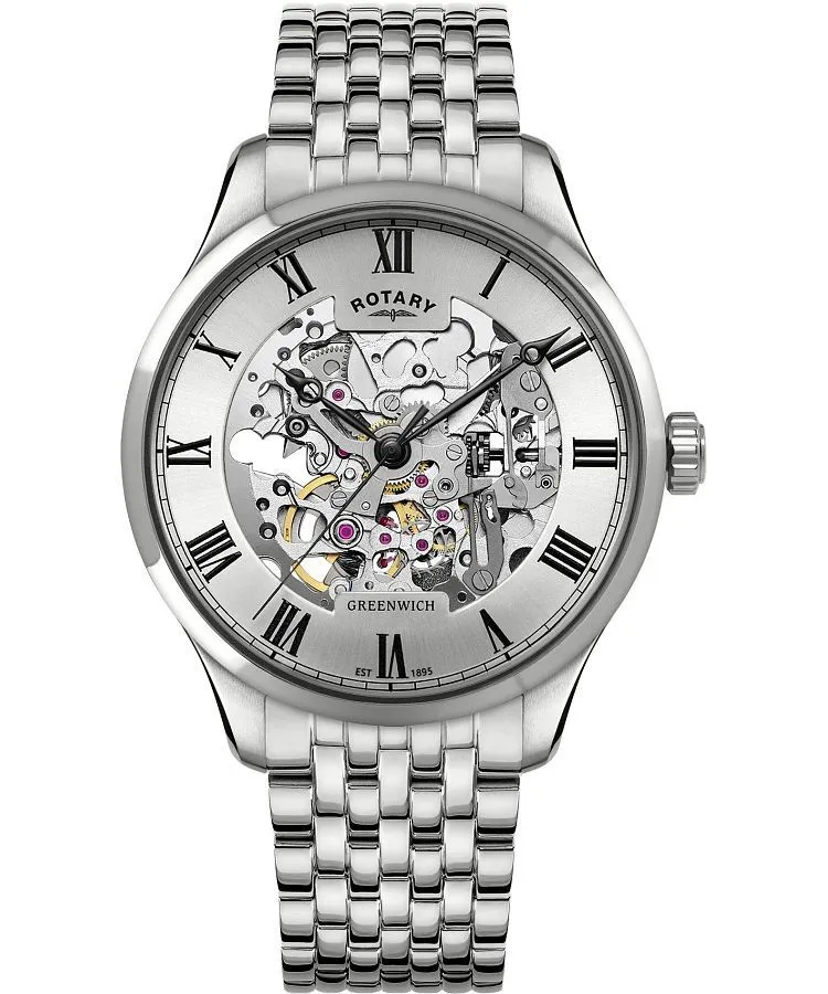 Orologio da Uomo Rotary Greenwich Automatic Skeleton GB02940/06