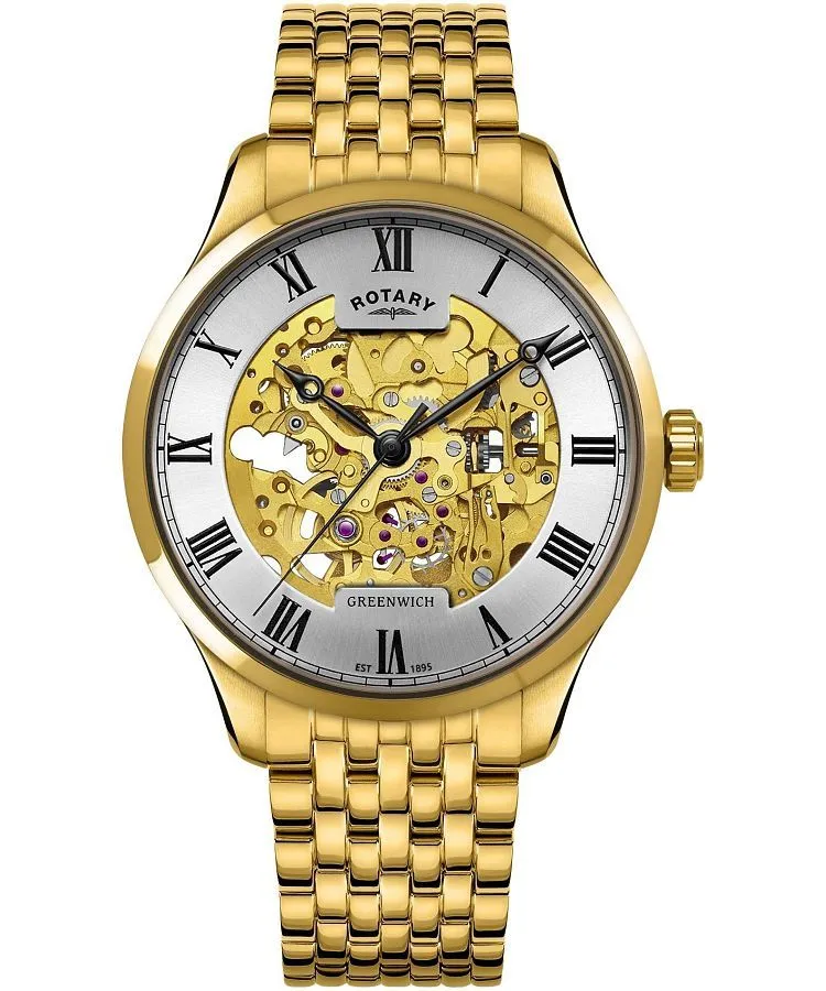 Orologio da Uomo Rotary Greenwich Automatic Skeleton GB02941/03