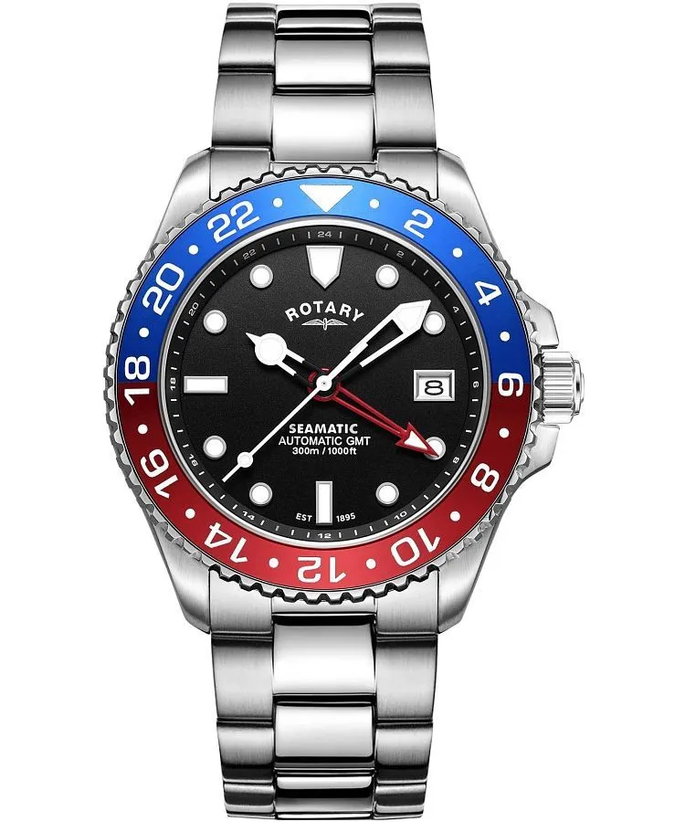 Orologio da Uomo Rotary Seamatic GMT Automatic GB04378/95