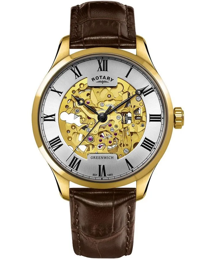 Orologio da Uomo Rotary Greenwich Automatic Skeleton GS02941/03