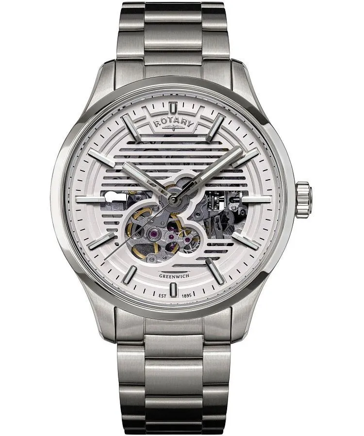 Orologio da Uomo Rotary Greenwich Automatic Skeleton RGB10073/01