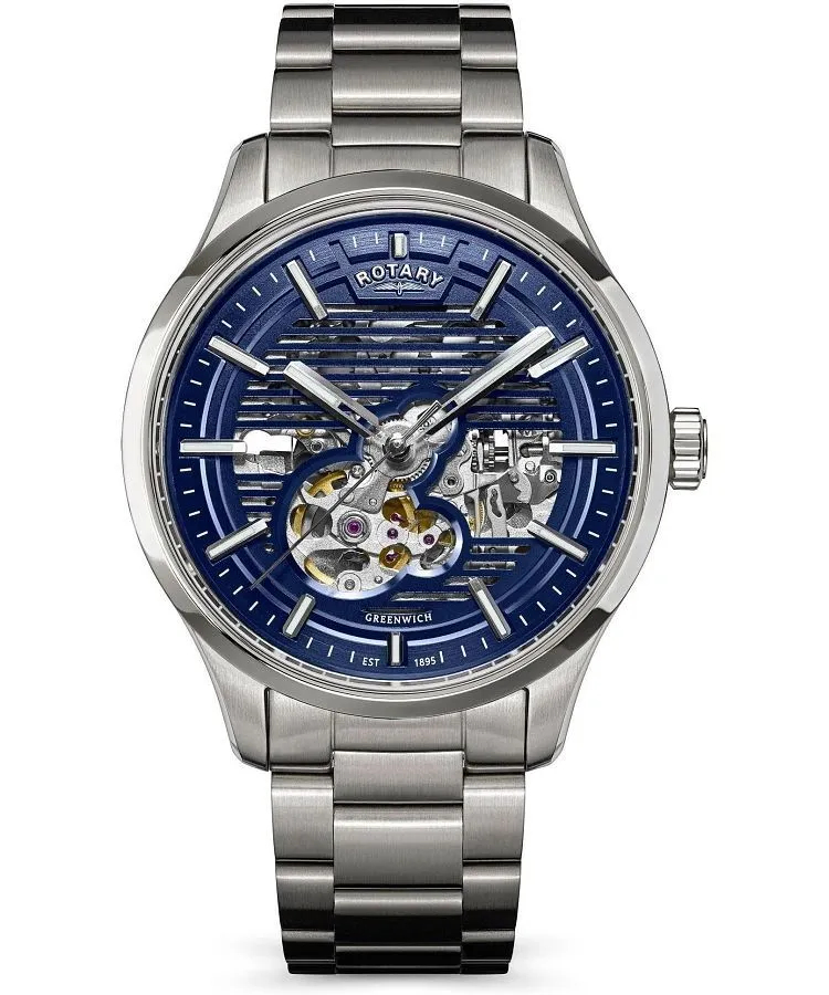 Orologio da Uomo Rotary Greenwich Automatic Skeleton RGB10073/05