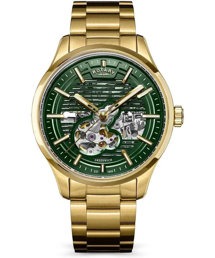 Orologio da Uomo Rotary Greenwich Automatic Skeleton RGB10074/24