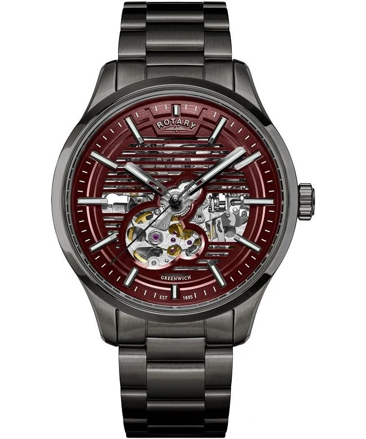 Orologio da Uomo Rotary Greenwich Automatic Skeleton RGB10076/17