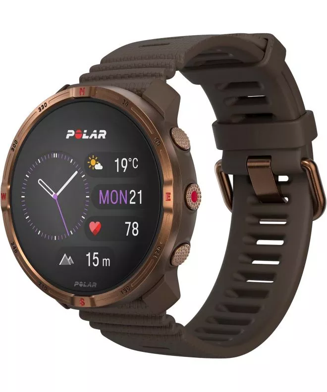 Orologio Sportivo Unisex Polar Grit X2 Brown Copper 725882069203