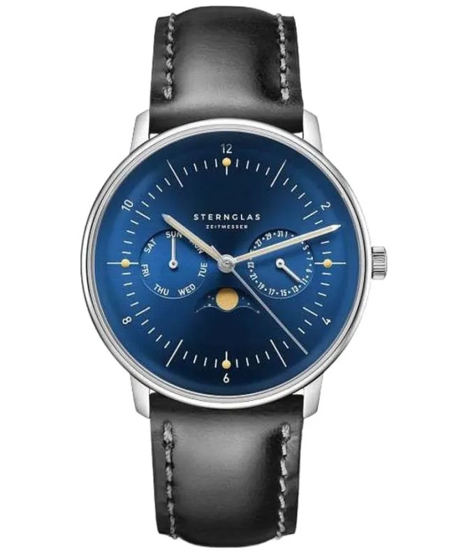 Orologio da Uomo Sternglas Naos Moonphase S01-NM06-BR02