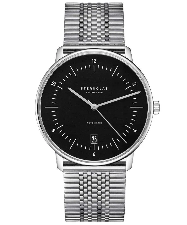 Orologio da Uomo Sternglas Naos Piano Black Automatic S02-NA53-ME08