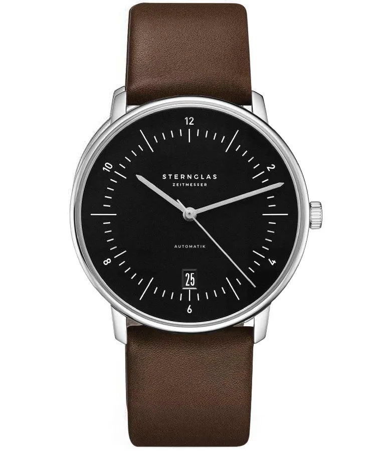 Orologio da Uomo Sternglas Naos Piano Black Automatic S02-NA53-PR04