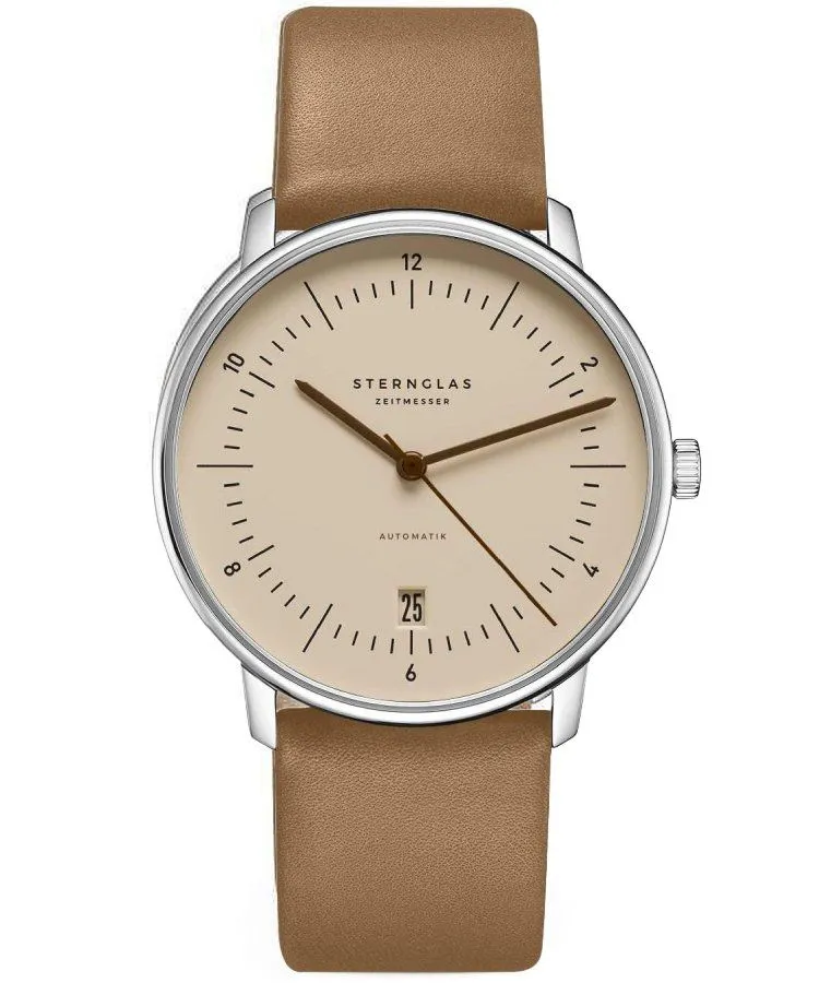 Orologio da Uomo Sternglas Naos Sand Brown Automatic S02-NA54-PR01