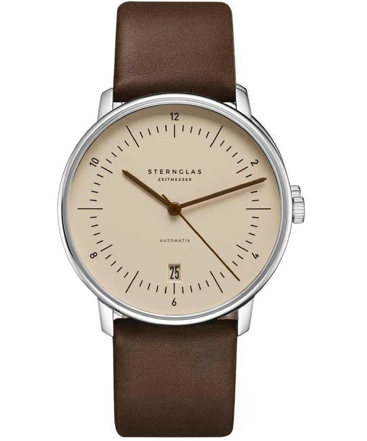 Orologio da Uomo Sternglas Naos Sand Brown Automatic S02-NA54-PR04