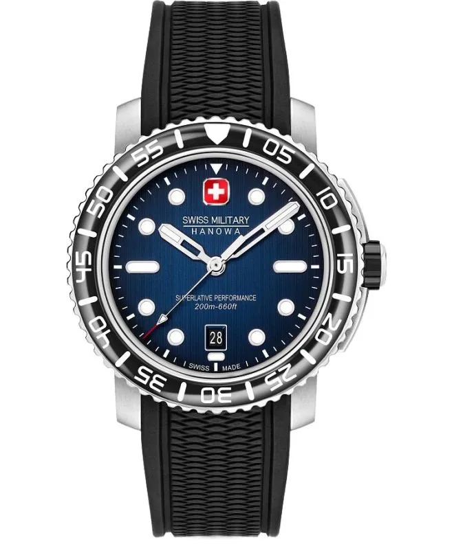 Orologio da Uomo Swiss Military Hanowa Black Marlin SMWGN0001706